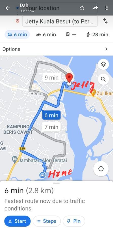 Nipah Homestay Kuala Besut Екстер'єр фото